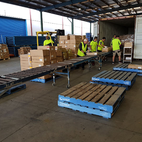 Unloading containers jobs sydney